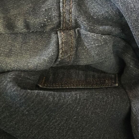 LEE Women's High Rise Jeans Denim Straight Leg Relaxed Fit Blue Size 16 Petite - Picture 10 of 10